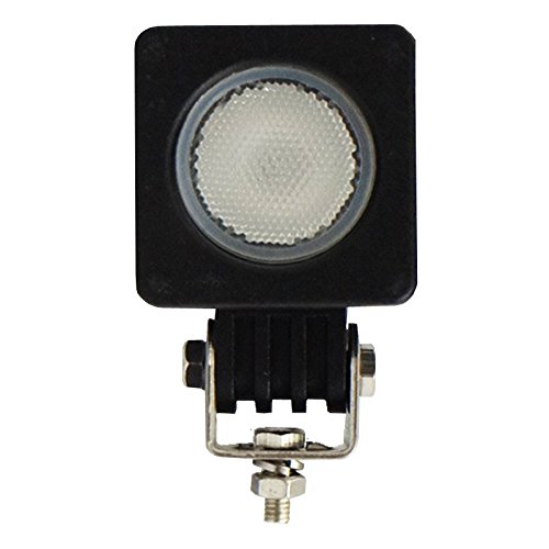 TMH 10w Cree LED Work Light Square Shape 60 Degree Flood Beam Lamp Driving Light, Jeep, Off-road, 4wd, 4x4, Utv, Sand Rail, Atv, Suv, Motorbike, Motorcycle, Bike, Dirt Bike, Bus, Trailer, Truck, Train, Mining Truck, Excavator, Bulldozer, Crane, Road Rolle - Thumbnail 2