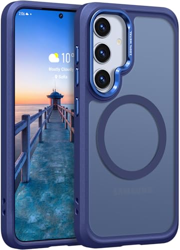 Image of Rayboen for Magnetic Matte Samsung Galaxy S24 Case, Blue