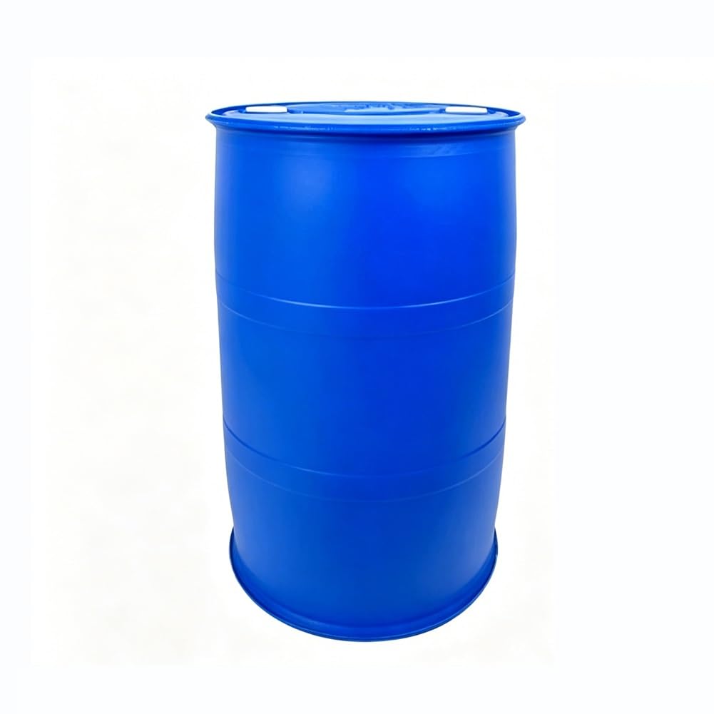 Pstic Water Storage Barrel With Lid(200L), For Fermentation, Water Storage