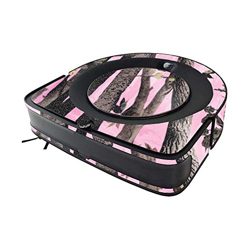 Image of MightySkins Glossy Glitter Skin Compatible with iRobot Roomba s9 Vacuum - Pink Tree Camo | High-Gloss Glitter Finish | Easy to Apply and Change Styles | Made in The USA