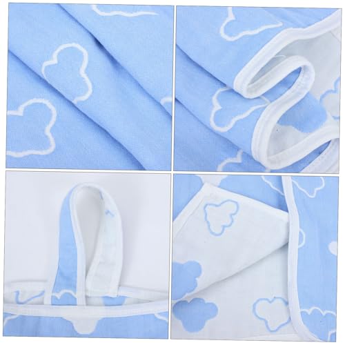 ERINGOGO Cotton Bathrobe for Boys Soft Absorbent Bath Towel Machine Washable Versatile Wearable Robe for Pool Shower for All Seasons Cloud3