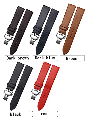 Correas de reloj de cuero con ajuste ergonómico y pasador rápido 5