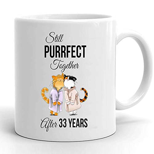 Ceramic Mug, 33rd anniversary gift for husband, 33rd anniversary gift for him, funny