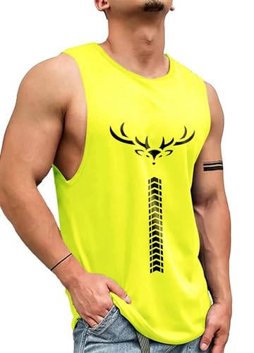 Image of AUSK Vest for Men || Gym Sports Men Tshirt || Summer wear Regular Fit T-Shirt for Men