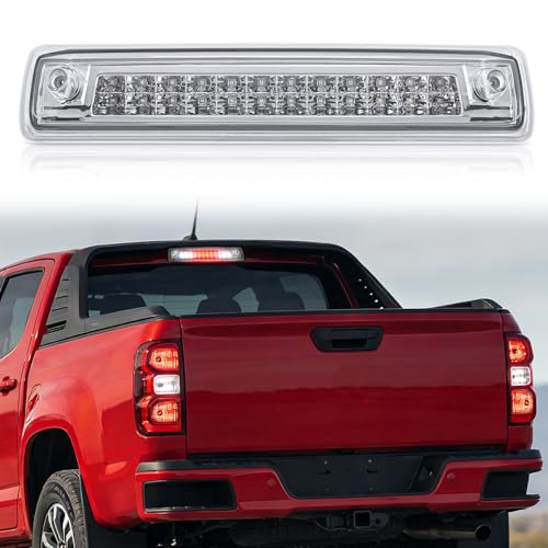 Image of Nilight Third Brake Light Tail High Mount 3rd Stop Lights Clear Lens Compatible with Chevy Colorado and GMC Canyon 2015 2016 2017 2018 Van SUV Rear Center Cab Lamp