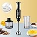 Zestaw blenderów ręcznych, 750 W, ze stali nierdzewnej, mieszadła, ubijanie jaj, robienie koktajli mlecznych, miksowanie i makaron