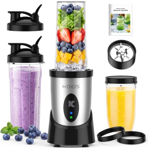 KOIOS Smoothie Blender Kitchen, 900W Personal...