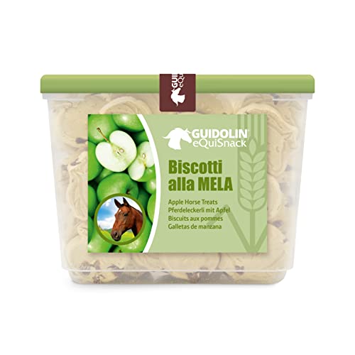 Guidolin Horses Apple Equisnack – Biscotti per Cavalli alla Mela Snack Naturale Human Grade 700 g