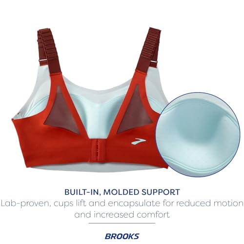 Image of Brooks Women's Racerback 2.0 Sports Bra for High Impact Running, Workouts & Sports with Maximum Support