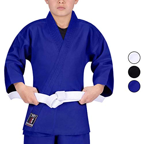 Elite Sports Kids Karate GI, Uniforms Lightweight Karate Uniform for Youth with Free