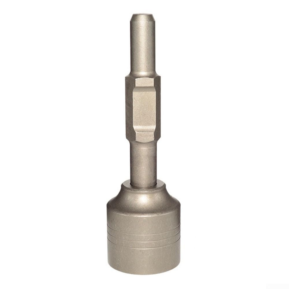 Oniissy Testa a martello con gambo lungo da 65 A, in lega di acciaio, per la guida di pali a T e pali di recinzione, compatibile con trapani elettrici standard 65A (65 mm)