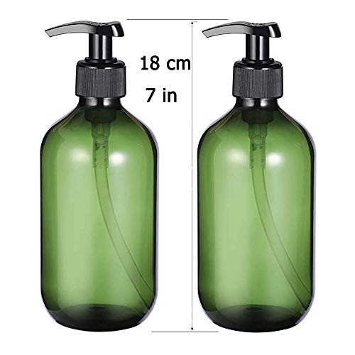 2 Pezzi Flaconi per Shampoo Vuoti, Flacone per