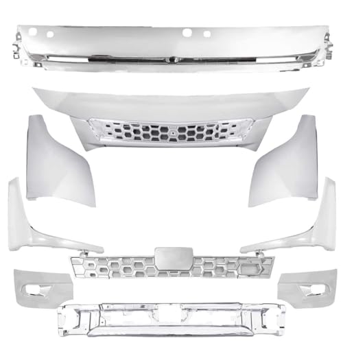 20 キャンター メッキ 10点セット 標準 グリル バンパー ワイパーパネル コーナーパネル バンパーコーナー ヘッドライトリム バンパーセンター ブルーテック トラック メッキパーツ ふそう 三菱 新型キャンター eキャンター 20キャンター 9型 フ