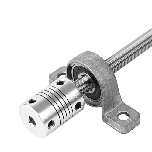 Vis à billes T12 avec écrou et support vertical KFL12 de 650 mm - 3