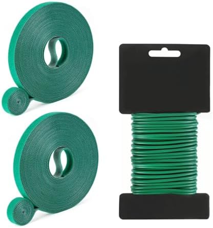 98.4 ft/30m Garden Ties Plant Tape 3 Pack, 20m Plant Ties Garden ...