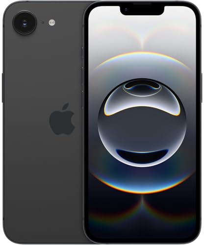 Apple iPhone 16e, 128 Go, Noir (Reconditionné)