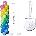 SKOLOO Balloon Column Stand Kit for Floor, 5 Feet Balloon Column Kit, Set of 2, Balloon Tower Assembly Kit for Wedding Birthday Graduation Party Event Supplies Decoration