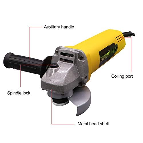 Image of 1 Cheston Angle Grinder for Grinding, Cutting, Polishing (4 inch-100mm), 7|1 Cheston Ext wire 5m 2pinBlack..vb