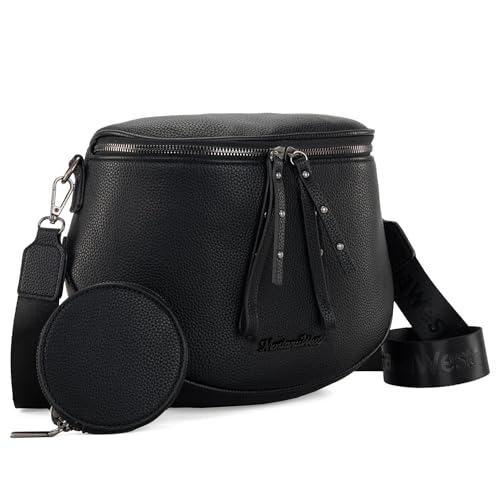 Montana West Large Crossbody Bags for Women Bum Bag Sling Purse with Adjustable Strap