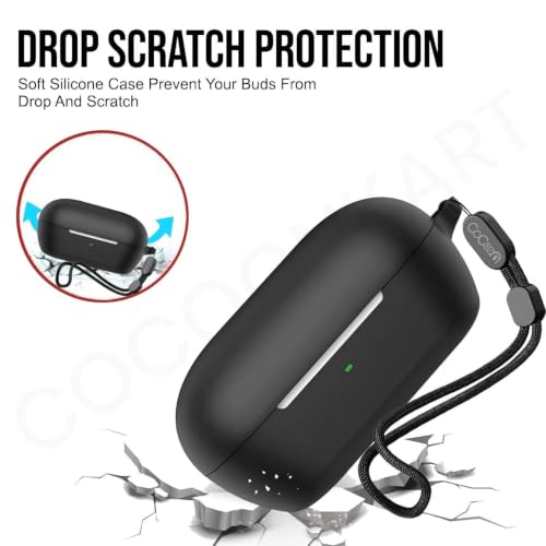 Image of Soft Soft Silicone Case Cover for Sony WF-C710N | C710NSA (Black)