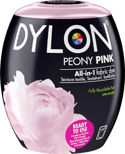 Washing Machine Fabric Dye Pod for Clothes & Soft Furnishings, 350g – Peony Pink