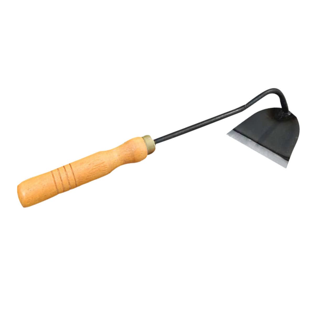 VICASKY Portable All Handheld Hoe with Wooden Handle for Gardening Weeding and Soil Cultivation Durable Garden Tool for Planting Flowers and Vegetables
