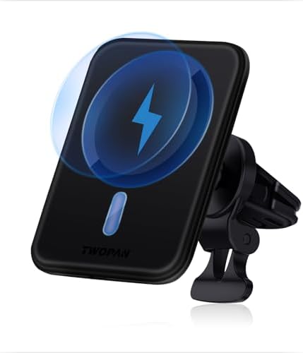 Magnetic Wireless Car Charger iPhone Holder – Premium Qi Charging Pad for iPhone 15/14/13/12