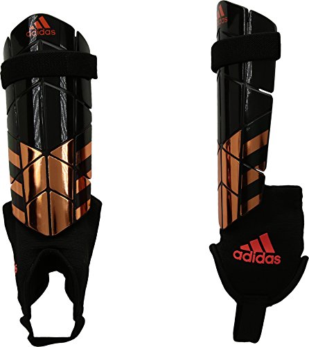 Espinilleras adidas Performance Ghost Reflex negras en talla XS para futbolistas