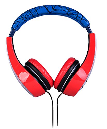 Spiderman Kid Safe Over The Ear Headphone W/ Volume Limiter, Styles May Vary (30344) #TOP3