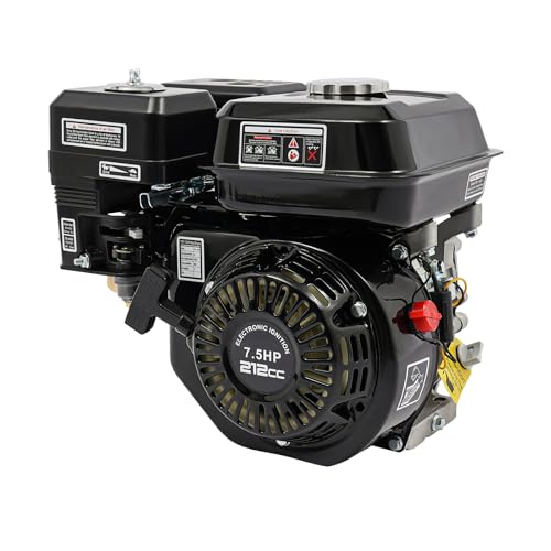 Moteur essence thermique 4 temps 212cc 7.5hp 4000w multi-usage pour matériel de motoculture