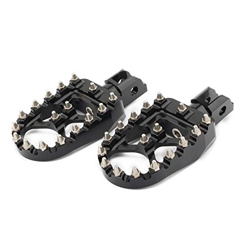 Wide Foot Pegs Mx Offroad Front Footrest For Softail 2018-2023 Low Rider Street Bob Slim Breakout Fat Boy Deluxe Heritage Classic #TOP2