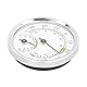 Thermometer Hygrometer, Zifferblatt Typ Temperatur Feuchtigkeitsmesser Innen Analog Thermo-Hygrometer Runder Zeiger Monitor für Raum Gewächshaus Pflanzraum