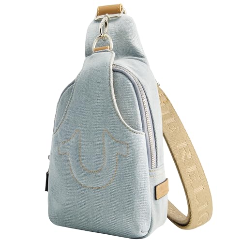 True Religion Women's Sling Bag, Small Travel Backpack with Adjustable Shoulder Crossbody Strap