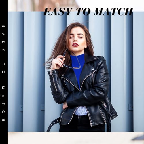 Image of Cutecrop Turtleneck Dickey Extra Large Fake Collar Detachable Dickey Collar Half Mock Turtleneck for Men Women