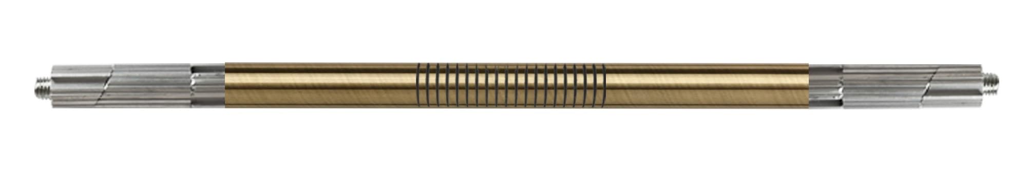 ABC Decor Trade pole 28mm Corner Bay pole piece (Antique Brass)