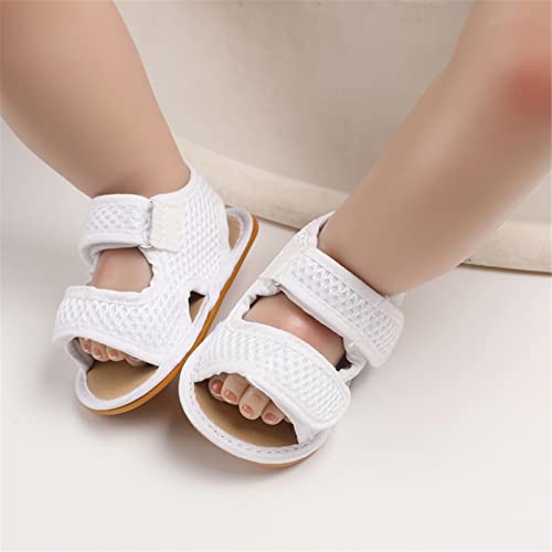 SOFMUO Baby Girls Boys Sparkly Bowknot Sandals Premium Soft Anti-Slip Rubber Sole Infant Summer Outdoor Shoes Toddler First Walkers3
