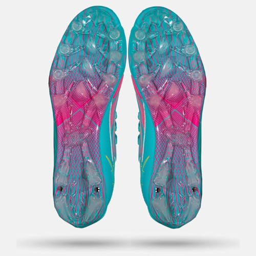 Phenom Elite Kool-Aid Sharkleberry Fin Football Cleats – Quantum Speed Lightweight, Traction, and Style for Football, Lacrosse, and Rugby3