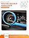 Savadicar Sky Blue Interior Accessories - Instrument Panel Trim Set for 2018-2023 Jeep Wrangler JL JLU 4XE & Gladiator JT - Solid Color Interior Decor Upgrade Option, 3-Piece