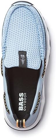 BASS OUTDOOR Women's Aqua Deck Shoe Hiking, Dusty Blue, 8 | Image 4
