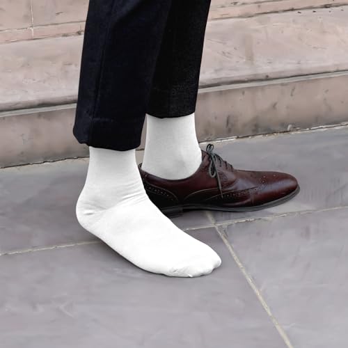 Image of FOOTPRINTS ORGANIC Cotton Odourfree Formal Socks- Free Size