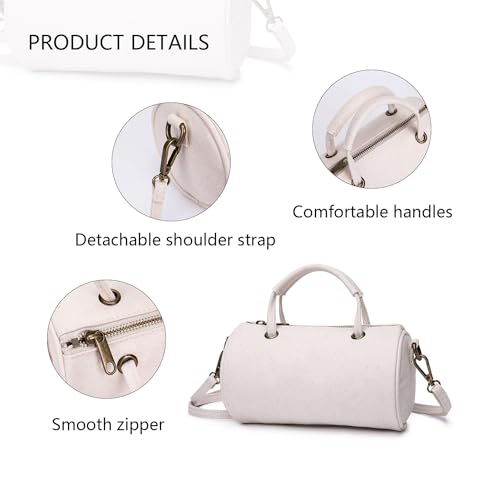 YONBEN® Women Tote Bag Handbag Cross Body Bag Cylindrical with Comfortable Handles Lightweight Stylish3