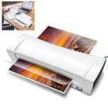 A4 Laminator Machine for Home Use,4 in 1 Laminator Machine 9 Inches A4 A5 A6,Fast 2-4 Minute Warm Up Time, No Bubbles for School Home Use,White