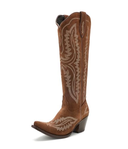 Image of ARIAT Womens Casanova Oiled Tan Suede 7.5 Wide