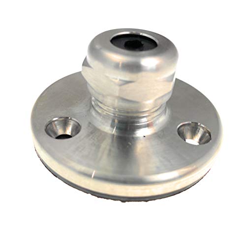 ARBO-INOX - Kabeldurchführung - Decksdurchführung - Edelstahl oder Messing verchromt (12-20mm)