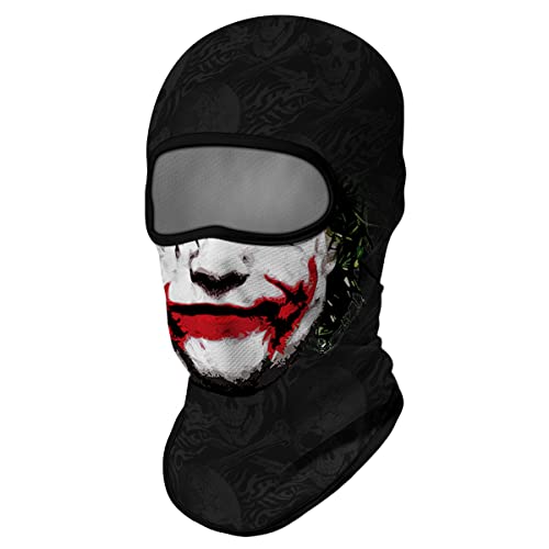 3D Balaclava Ski Mask Motorcycle Full Face Mask Outdoor Tactical Hood Headwear Mask Ghosts Skull Mask Men Women For Halloween（Style C） #TOP3