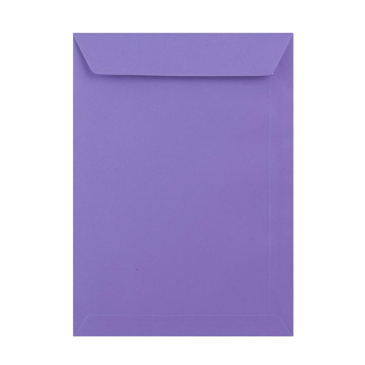 50 Purple C4 (to fit A4) Envelopes - 324mm x 229mm - Straight Pocket Flap Peel/Seal Purple Coloured Envelopes - 120gsm Clariana Paper - to Fit A4 Inserts (Unfolded)