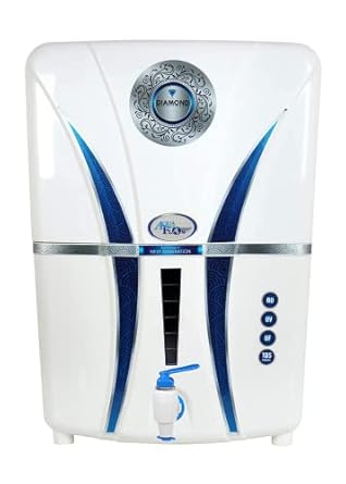 Aqua Flow Diamond Full White 12 L RO + UF + UV + UV_LED in Tank + TDS Control Water Purifier