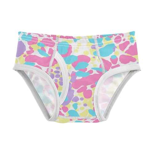 Fluorescent Leopard Toddler Boys' Cotton Kids Underwear Breathable Children Undies