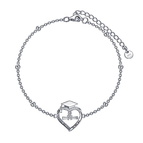 Image of VONALA Witches Knot /Compass /Dragonfly /Clover Bracelet Sterling Silver Adjustable Charm Bracelet Summer Beach Foot Chain Jewelry for Women Gifts