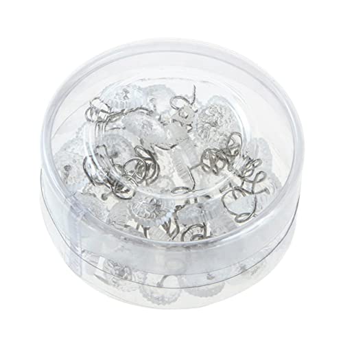 CIYODO 60 Piezas Clip Antideslizante Clavos Muebles Agarre Cabeza torcida alfileres Pasador de Cabeza para tapicería alfileres de Falda alfileres retorcidos